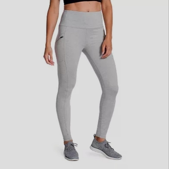 Eddie Bauer Motion Alpine High Rise Leggings Stone Grey Size Small NWT - Picture 1 of 9